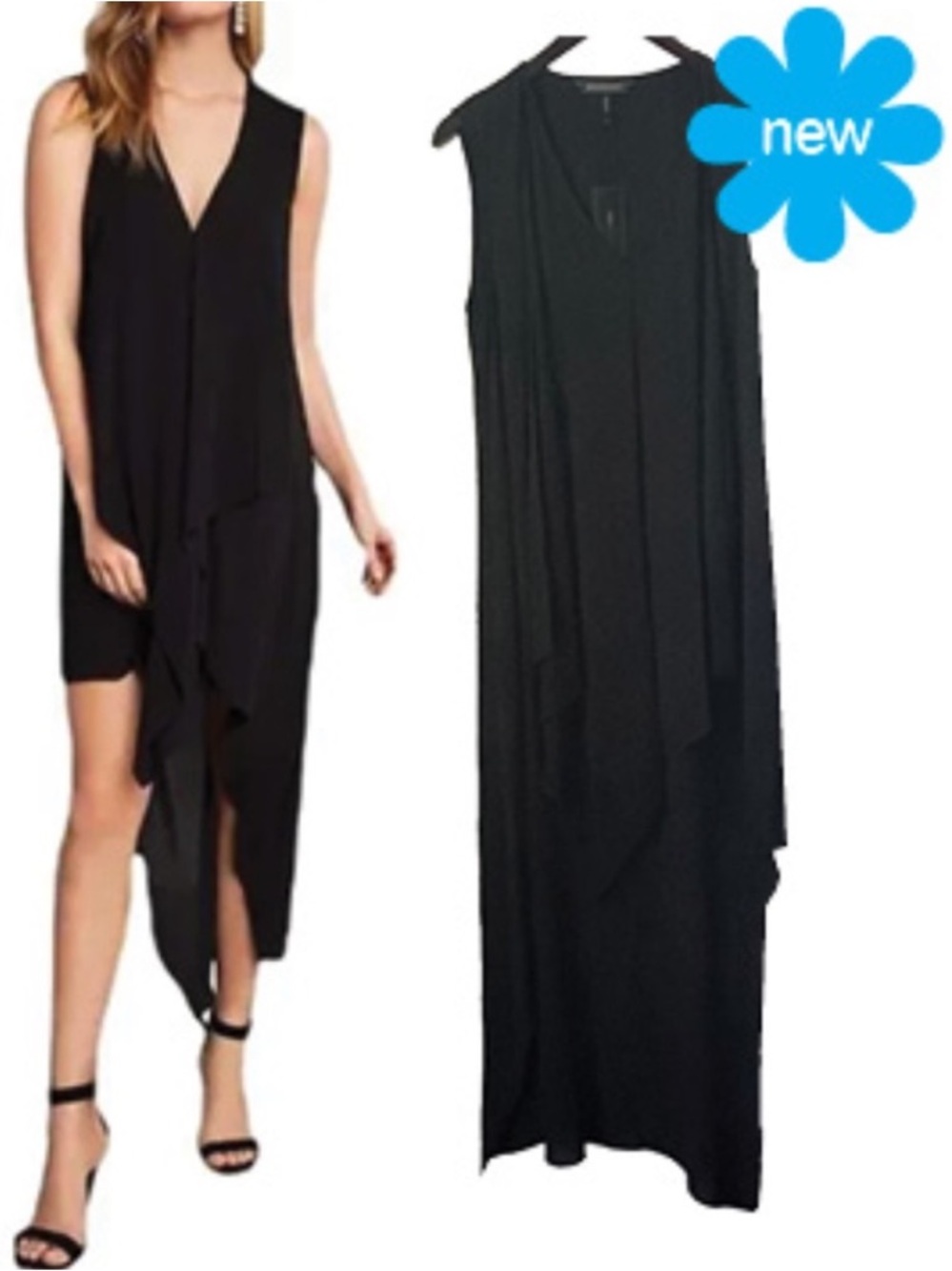 NWOT 🦋 Black evening dress + FREE SHRUG | Extra Small